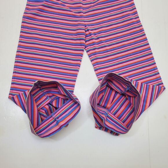 Hanna Andersson Sz 140 US 10 Kids Pajama Pants Bottoms Purple Striped - Picture 3 of 12